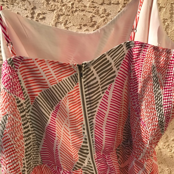 Pink and Orange Casual Dress - Picture 7 of 8